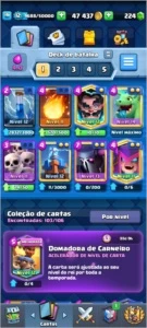 Conta de Clash Royale
