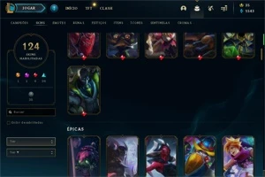 Conta Rara |(153 campeões) + (124 skins) | - League of Legends LOL