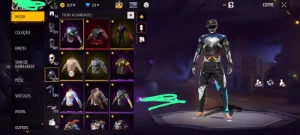 Conta free fire antiga com skin raras