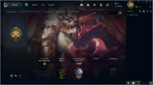 Conta com Volibear Prestigio + 100pts Prestigio - League of Legends LOL
