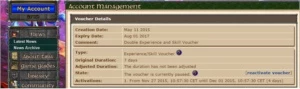 Conta em honera, 4 dias de voucher, 2kk banco. - Tibia