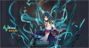 Conta genshin impact, xiao+personagens 4☆ ar28