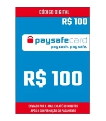 GIFT CARD PAYSAFECARD 100 REAIS - Gift Cards