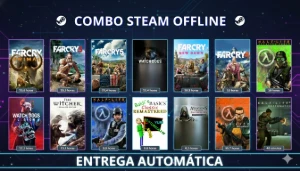 Elden ring,spider man,uncharted,coleção far cry Steam off
