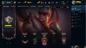 Conta League Of Legends Lvl 189 Ex-Gold - Bastante Skin LOL