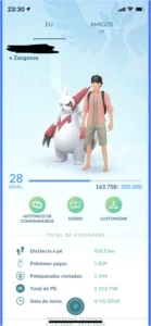 CONTA DE POKEMON GO - NÍVEL 28 BRASIL - Pokémon