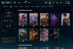 Conta de lol Mestre Nvl 400+ e Bônus - League of Legends