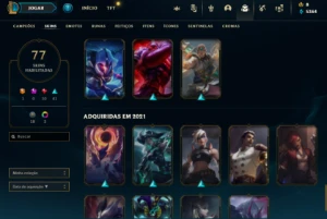 Conta main master - League of Legends LOL