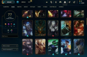 Conta main master - League of Legends LOL