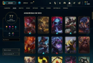 Conta main master - League of Legends LOL