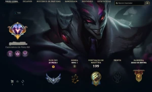 Conta main master - League of Legends LOL