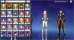 Ayaka+Zhongli+Diluc+Jean+Qiqi - Banner Garantido - Pity 48 - Genshin Impact