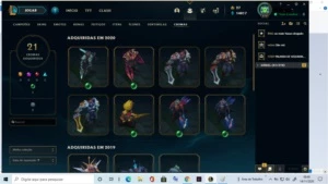 Conta League of leguends com muita coisa antiga ! - League of Legends LOL