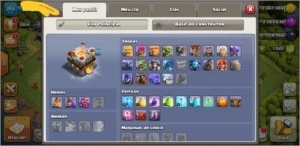 Conta do Clash of clans cv 11