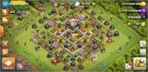 Conta do Clash of clans cv 11