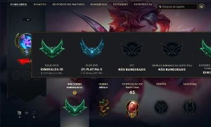 Conta com mmr de diamante ótima para smurfar - League of Legends LOL