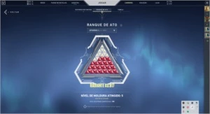 CONTA VALORANT COM TRIANGULO RADIANTE INCOMPLETO