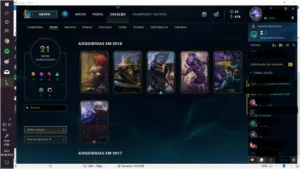 CONTA DE LOL PLAT3 - League of Legends