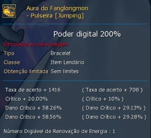 Conta End game com OX, DB, X7 e muito mais - Digimon Masters Online DMO