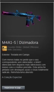 Skins de CSGO AK PILOTO NEON +M4A1 DIZIMADORA+USP AZUL REAL - Counter Strike