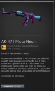 Skins de CSGO AK PILOTO NEON +M4A1 DIZIMADORA+USP AZUL REAL - Counter Strike