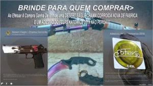 Skins de CSGO AK PILOTO NEON +M4A1 DIZIMADORA+USP AZUL REAL - Counter Strike