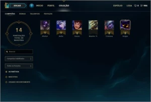 CONTA LVL 11, COM 4 CHAVE E VARIAS ESSÊNCIAS. - League of Legends LOL
