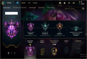 Conta mestre 118 PDL SoloQ - League of Legends LOL