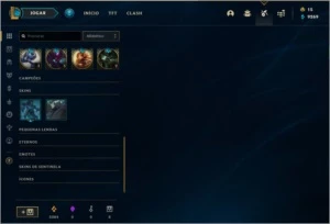 Conta de lol desde 2013, todos os champs,  top 40 fiora br. - League of Legends