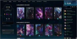 Conta de lol desde 2013, todos os champs,  top 40 fiora br. - League of Legends