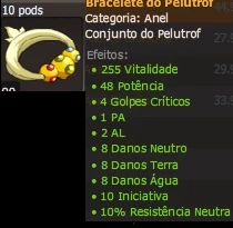 Vendo Anel Pelutrof Exo Pa Servidor Spi. - Dofus