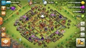 Clash of Clans CV10 + conta Royale top