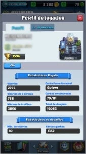 Clash of Clans CV10 + conta Royale top