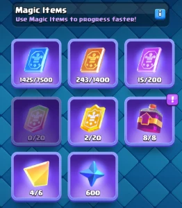 10K+Troféus|Level 58|16 Evos - Clash Royale