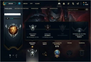 Conta prata 2 com 45 skins e 90 champs - League of Legends LOL