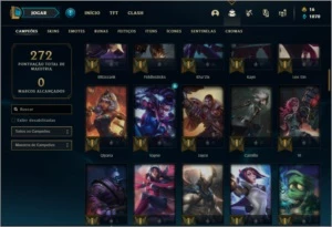 Conta prata 2 com 45 skins e 90 champs - League of Legends LOL