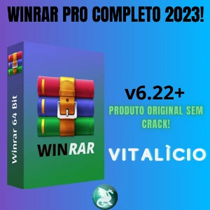 Winrar 32 E 64 Bits Pro (Ativado) 2023 - Premium