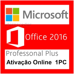Microsoft Office 2016 Professional Plus - Licença - Softwares and Licenses