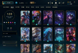 Conta Lol 169 Skins|464 Rp|Todos Os Bonecos|Unranked - League of Legends