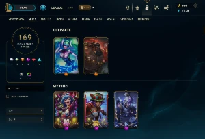 Conta Lol 169 Skins|464 Rp|Todos Os Bonecos|Unranked - League of Legends