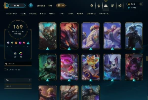 Conta Lol 169 Skins|464 Rp|Todos Os Bonecos|Unranked - League of Legends