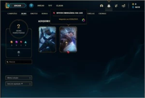 Conta ouro 1 barata com 2 skins e 24 champs - League of Legends LOL