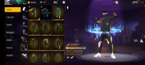 Vendo conta de free fire lv80