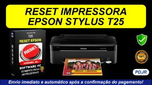 Reset Epson Almofadas com Tinta Cheia - T25 - Outros