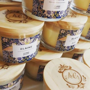 Lembrancinha Vela Aniversário 120g - Artesanato e Personalizados