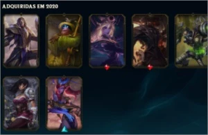 Conta Lvl 72 com varias skins de adc!!!! - League of Legends LOL