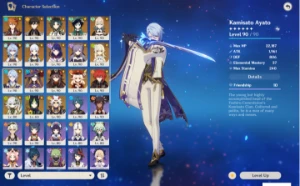 Ar 60 C/ 32Xt5⭐ Childe+Bis Ayaka+Bis Ayato+Bis Ganyu+Bis - Genshin Impact