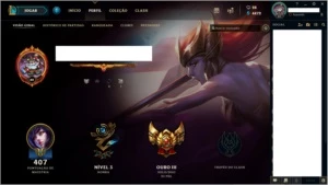 Conta League of Legends com 185 Skins LOL