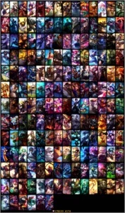 Conta League of Legends com 185 Skins LOL