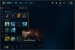 Conta prata 3 com 4 Skins e 32 Champs + 1000 RP - League of Legends LOL